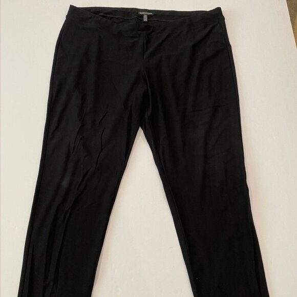 Eileen Fisher black elastic band ankle pants XL - Picture 1 of 5